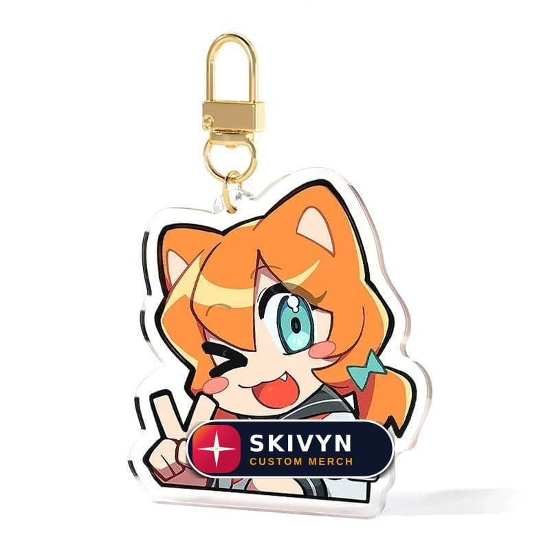 Clear Acrylic Keychain